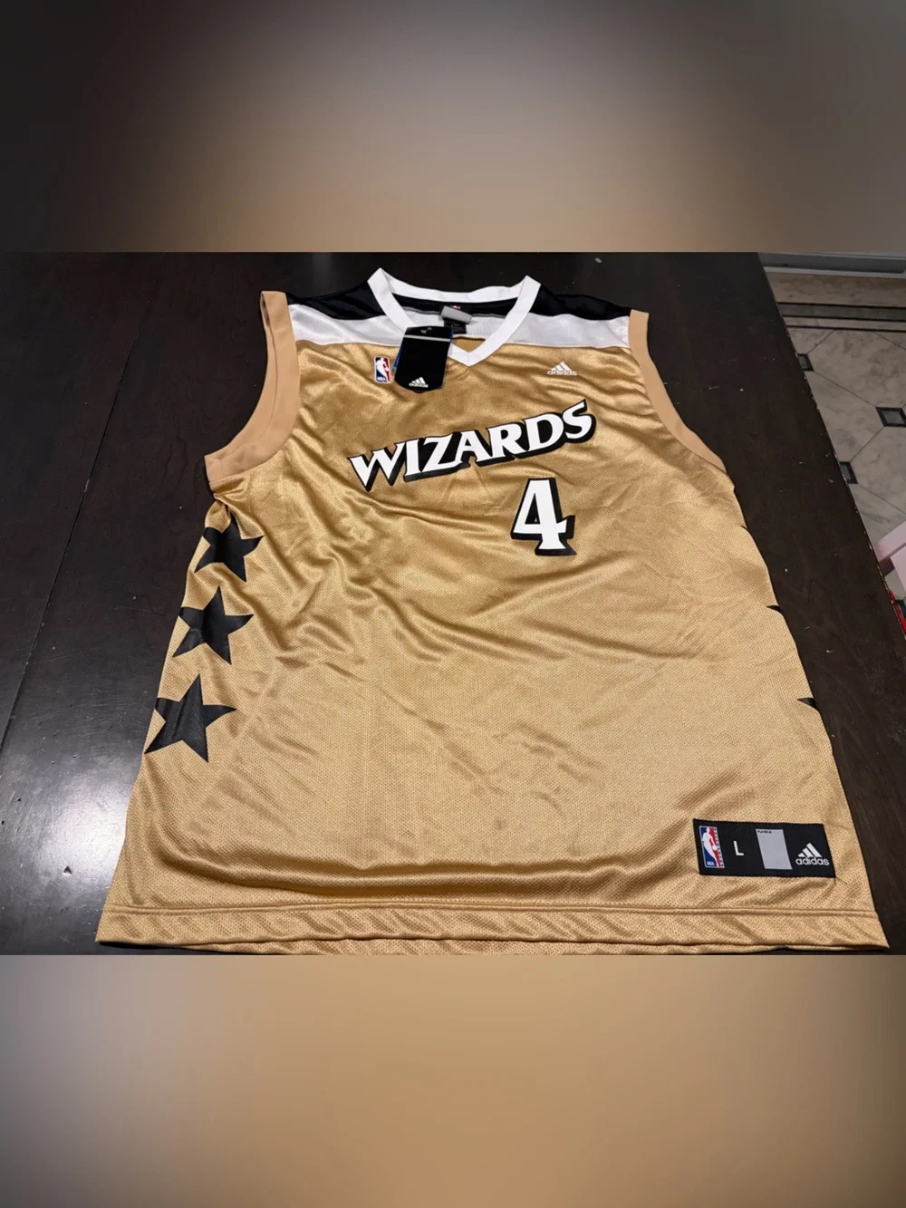 NWT Adidas Authentic Washington Wizards Antawn Jamison Jersey Size L